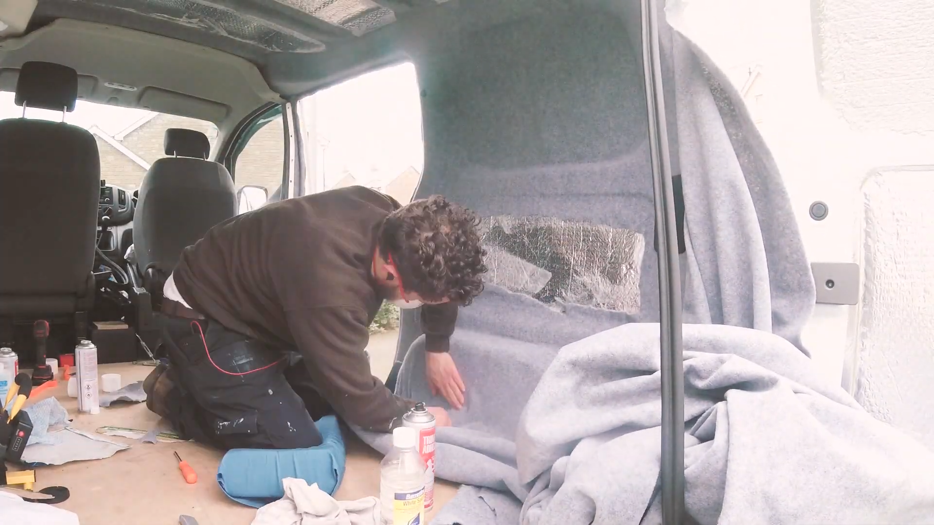 Carpeting the wheel arch