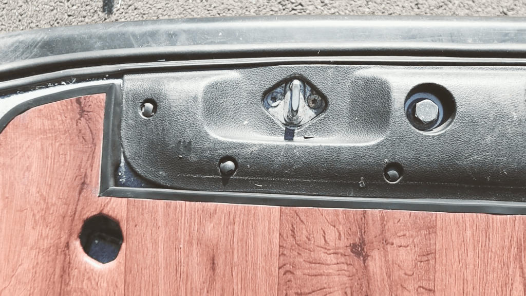 The finished van floor edge