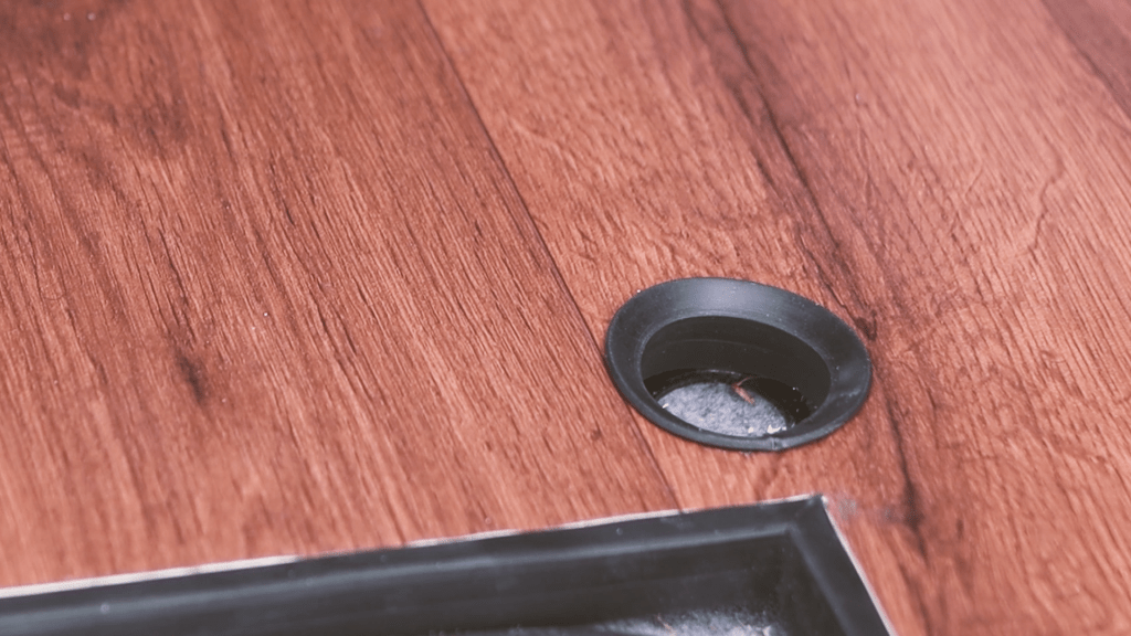 The finished load ring hole