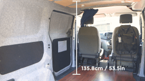 Full Dimensions For Converting An Nissan NV200 – The Tiny Camper Van
