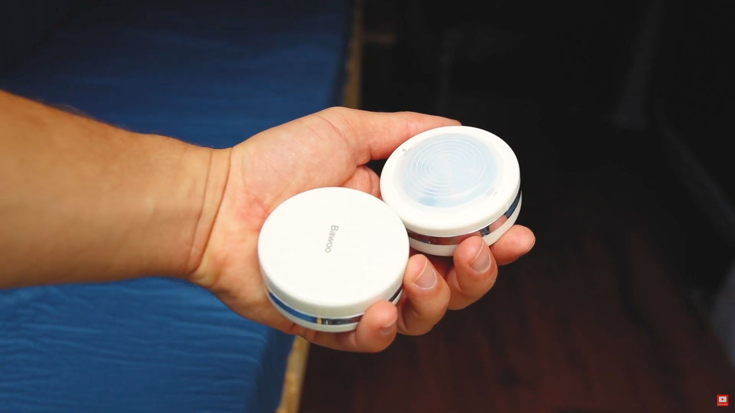 Bawoo Wireless Dimmable LED Puck Lights