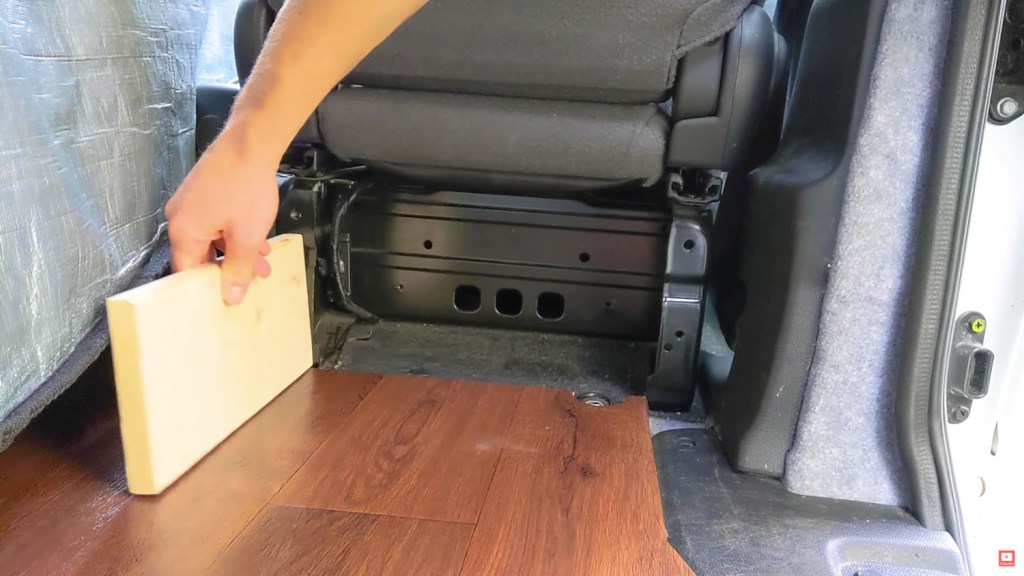 Showing how the door could open sideways