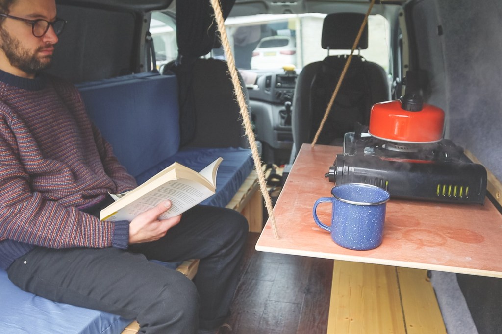 How To Build A Cheap & Easy FOLDING VAN TABLE
