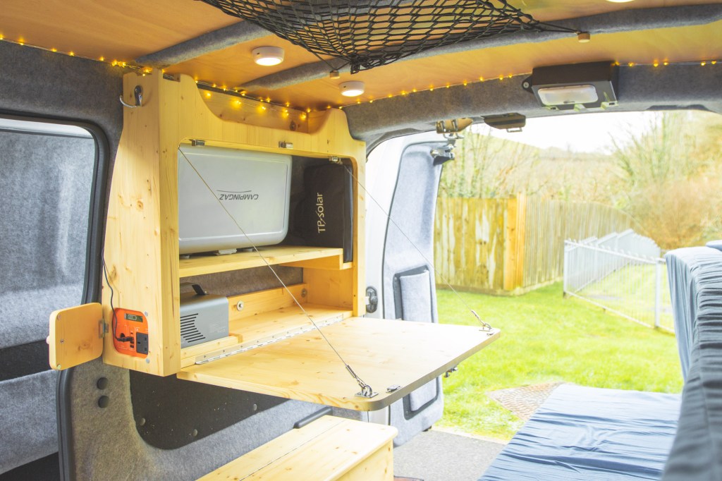 Building A New FOLDING VAN TABLE With STORAGE, Part&nbsp;2