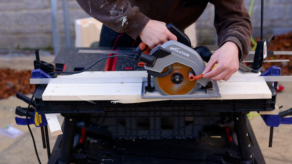 Cutting the piano hinge recess