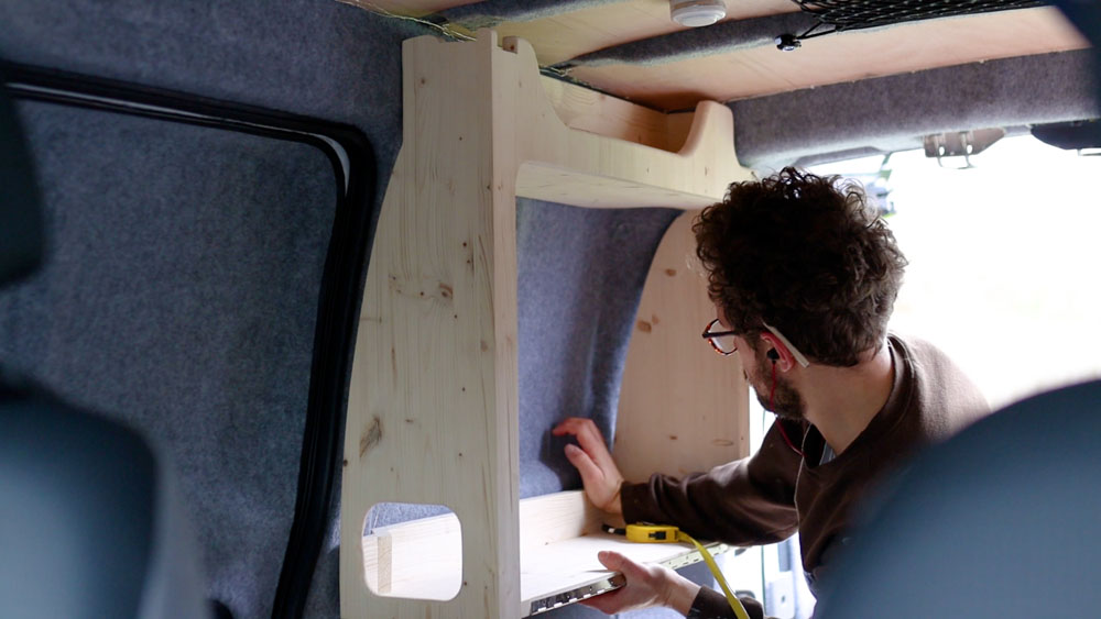 Finding bolt locations in the van
