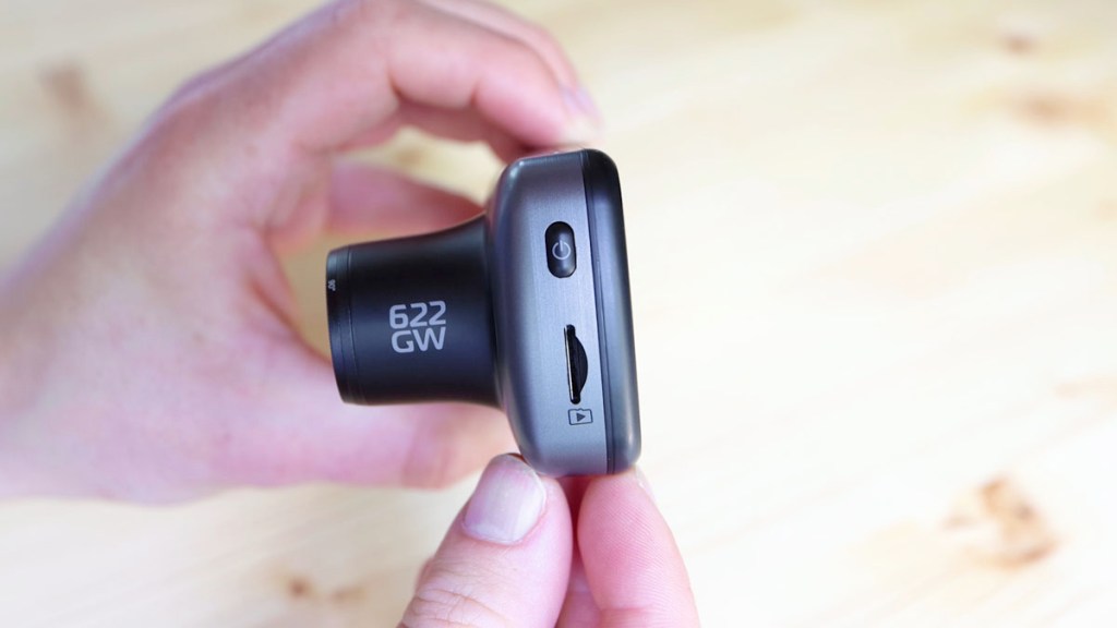 Side view of the Nextbase 622GW dash cam