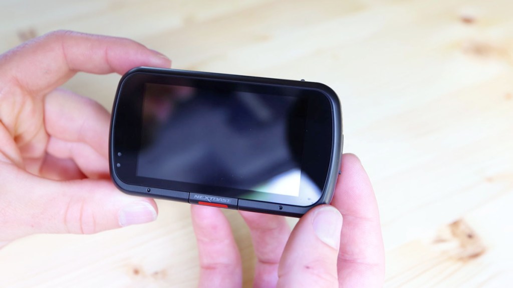 Screen view of the Nextbase 622GW dash cam