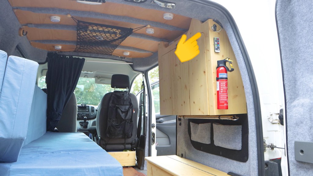 The location I'll be fitting the Nextbase rear view window camera