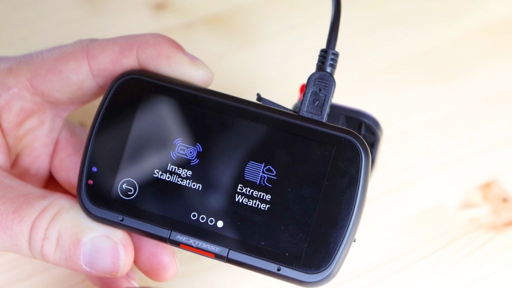 4th video settings screen on the Nextbase 622GW dash cam