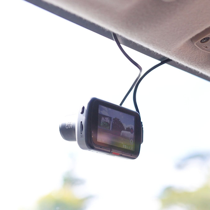 Nextbase 622GW dash cam installed in a Nissan NV200 van