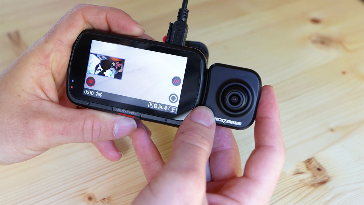 Attaching the Nextbase cabin view camera