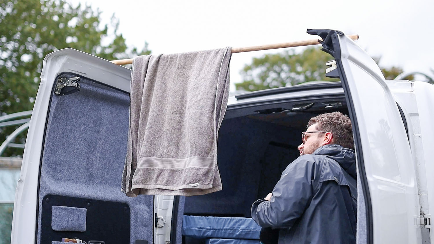 The original wood and magnet door bar design