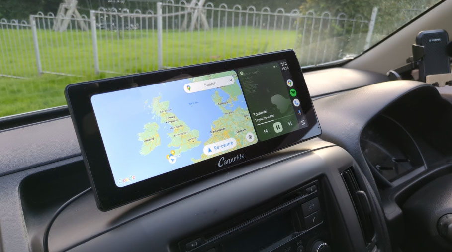 Carpuride W103 Pro : Autoradio Portable 10,3 Pouces Avec CarPlay Et Android Auto Sans Fil, écran Tactile HD, Bluetooth Double Et Support CD Métal