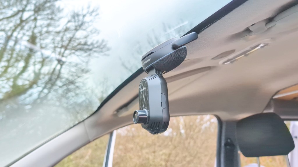 Nextbase IQ installed in a vehicle windscreen