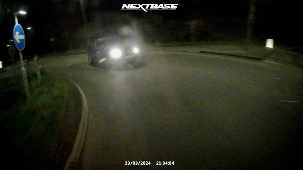 Night time video quality of rear facing Nextbase IQ camera