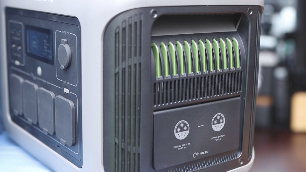 Side view of the AllPowers R1500 1800W Portable Power Station