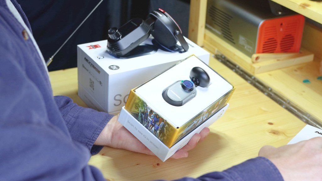 Unboxing the rear Nextbase IQ