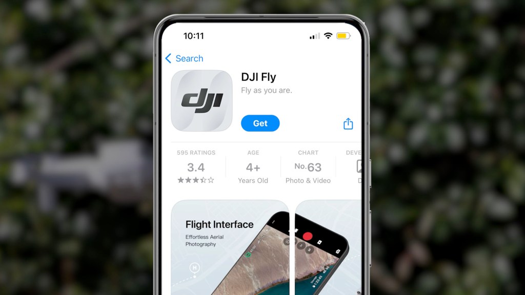 The DJI Fly App on the App Store
