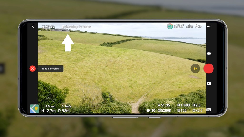 Return To Home on the DJI Fly App