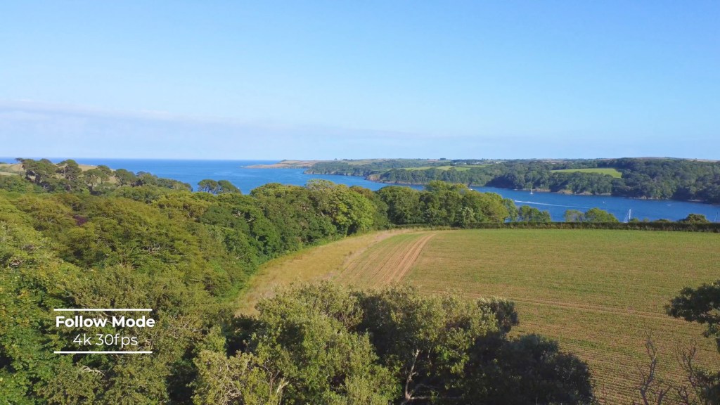 Follow Mode horizontal horizon on the DJI Mini 4k Camera Drone