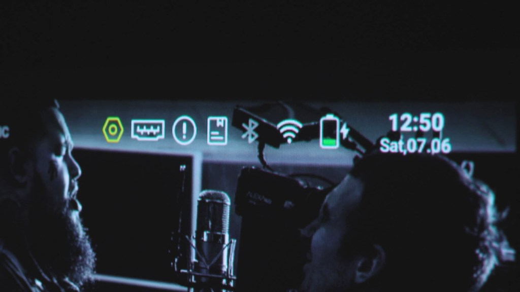 Menu bar of the Wimius Q3 Android Projector