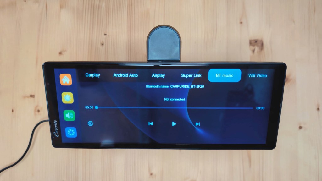 Carpuride W903 BT music setting