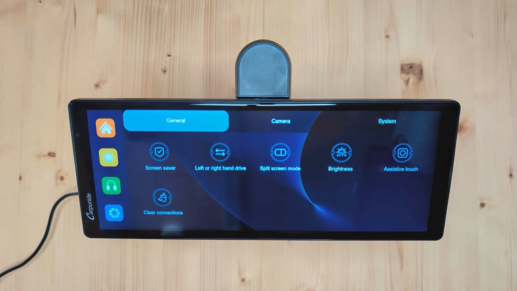 Carpuride W903 general settings