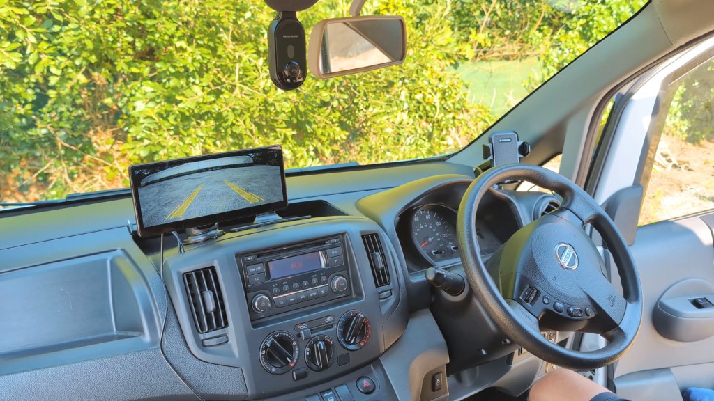 CarpodGo T3 Pro dashboard reversing screen