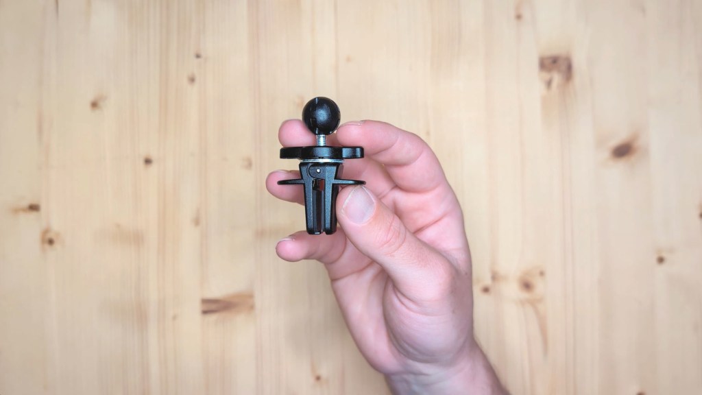 Car air vent charger clamp mount