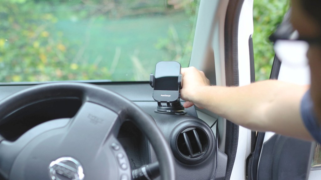 Installing a wireless car phone charger
