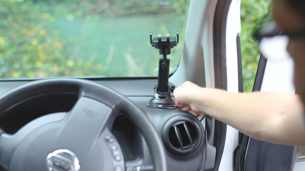 Installing a wireless car phone charger