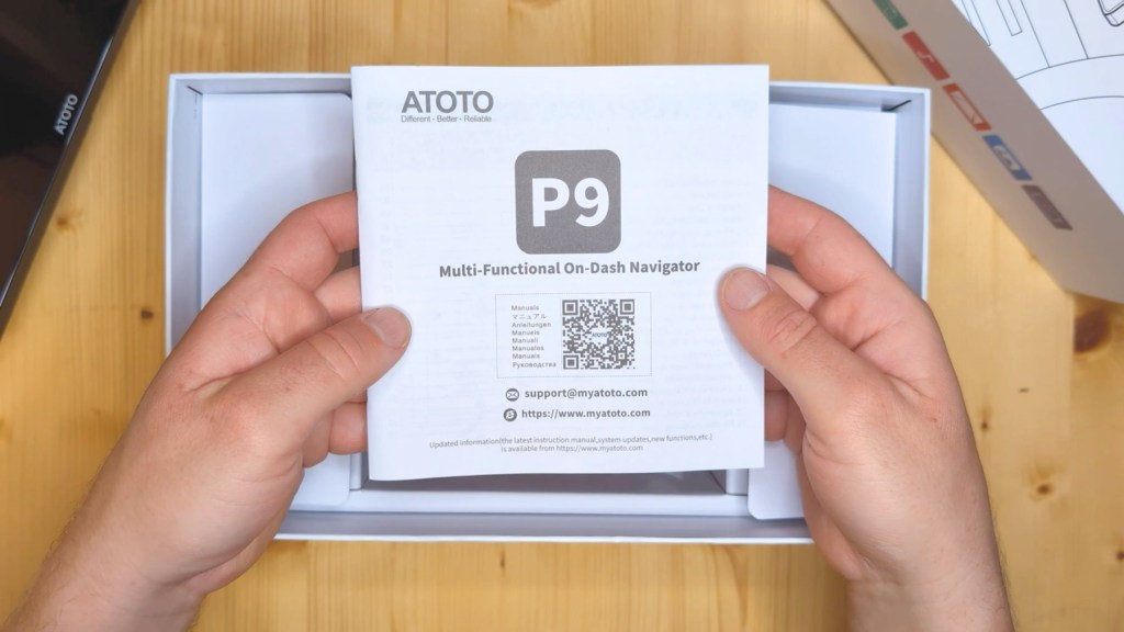 Atoto P9 quick start guide