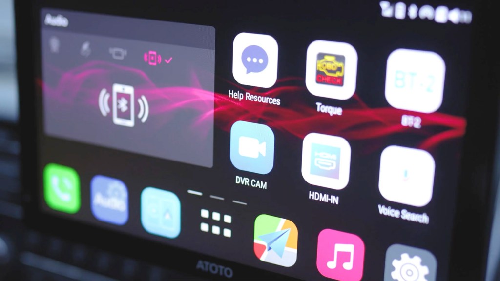 Atoto P909PR screen quality detail