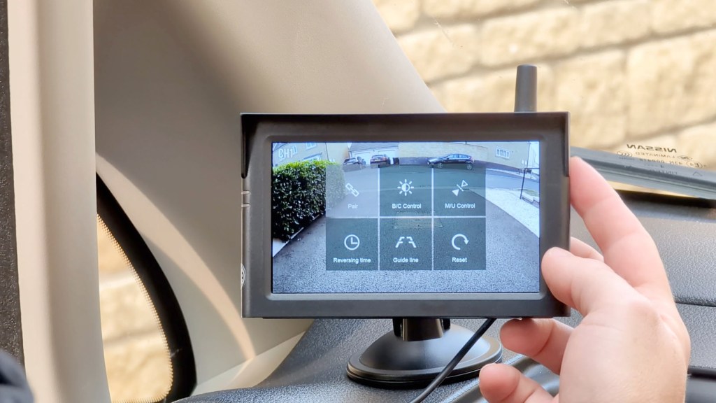 Foxpark S1 back up camera system settings