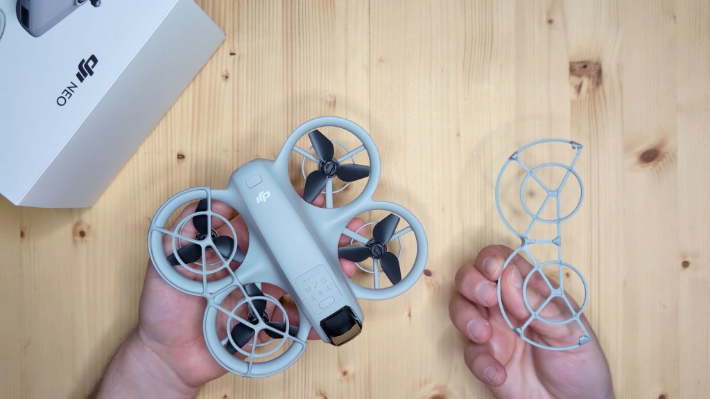 Propellor guards of the DJI Neo