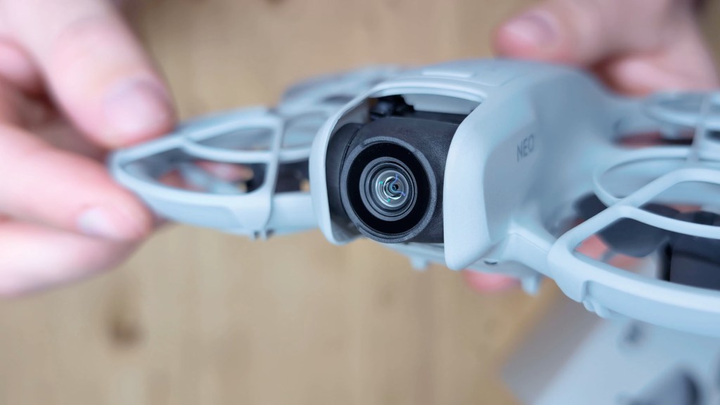 The camera of the DJI Neo drone