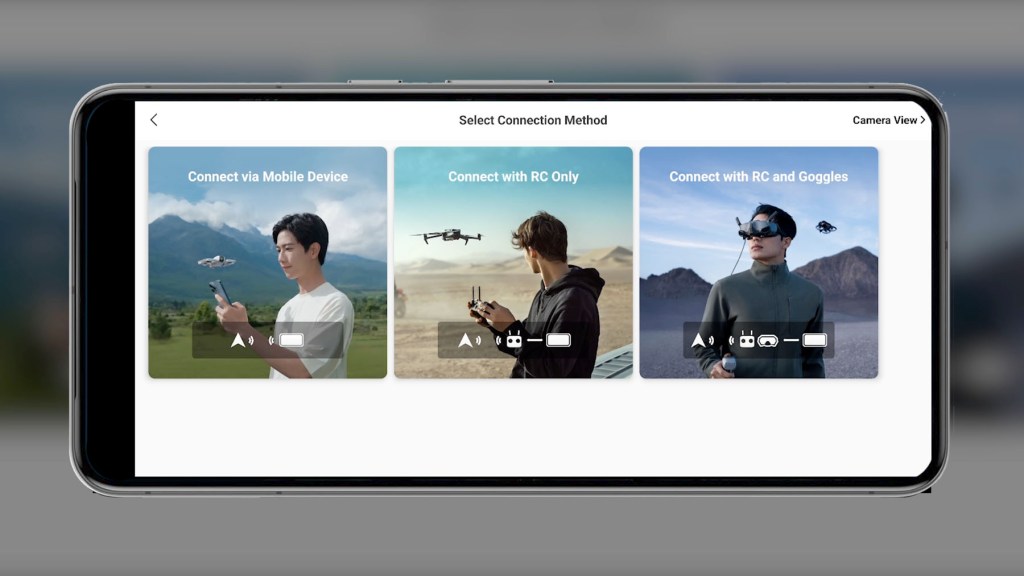 Ways to connect and fly the DJI Neo in the app