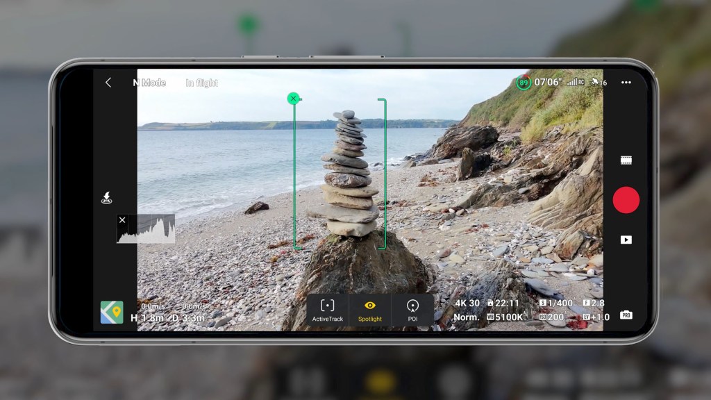 Focus Track modes for the DJI Neo on the DJI Fly App