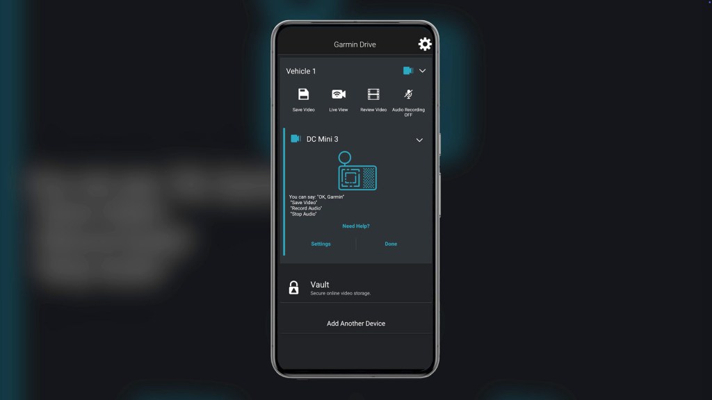 Garmin Mini 3 Dash Cam