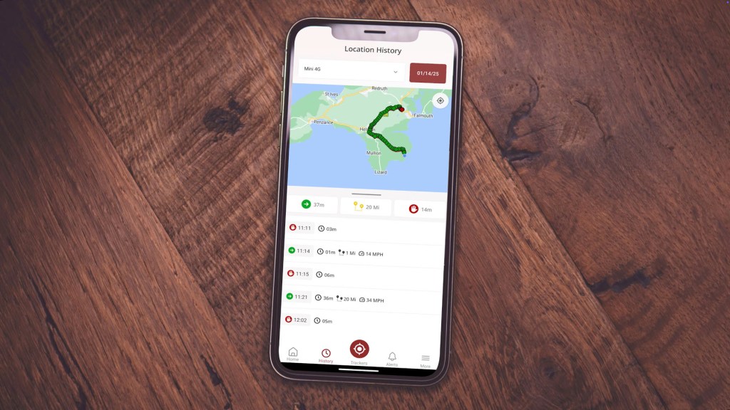 SafeTag 4G Tracker App